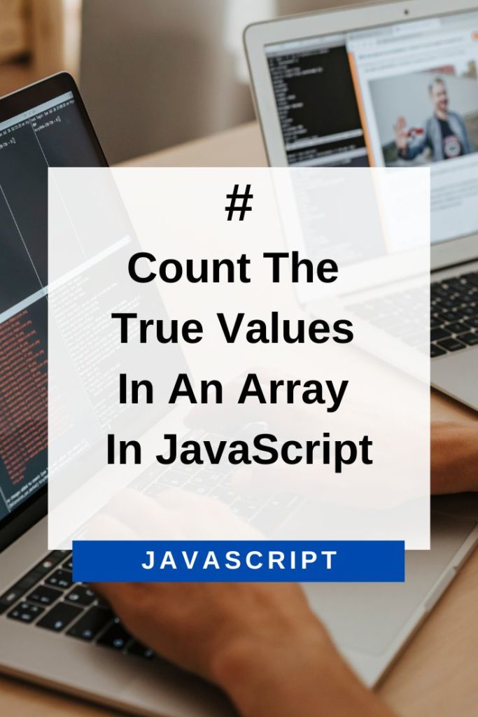 count the true values in an array in JavaScript