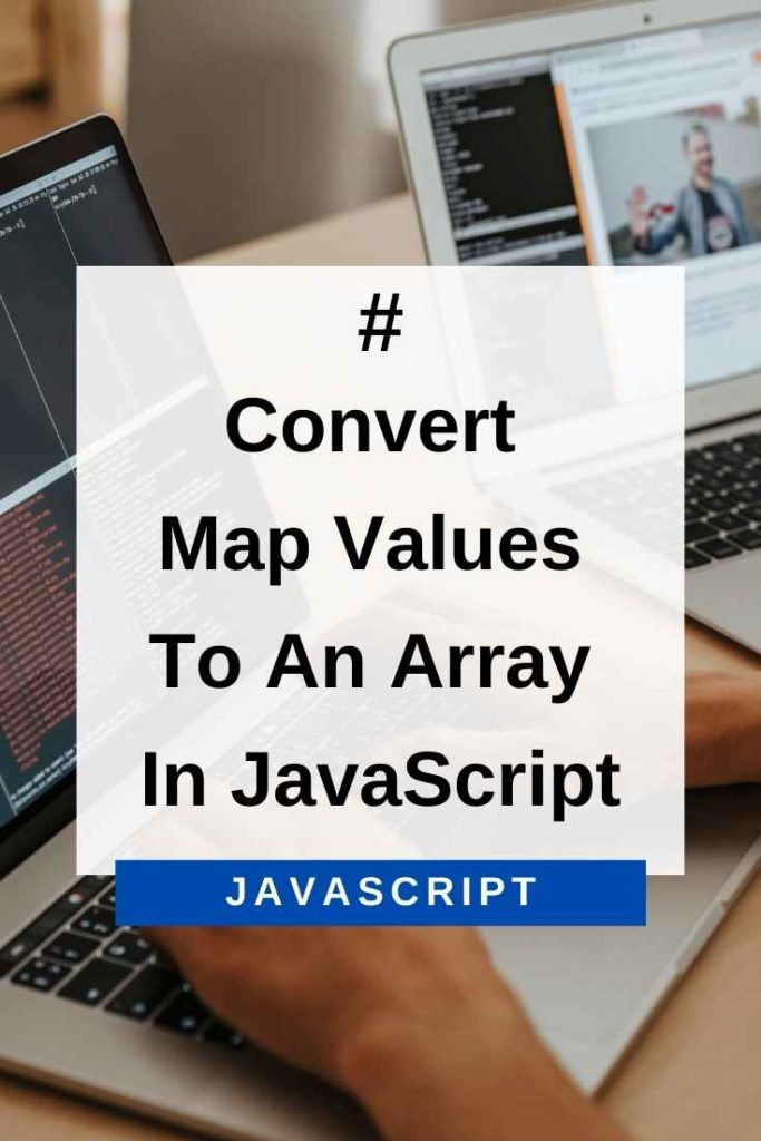 convert map values to an array in javascript